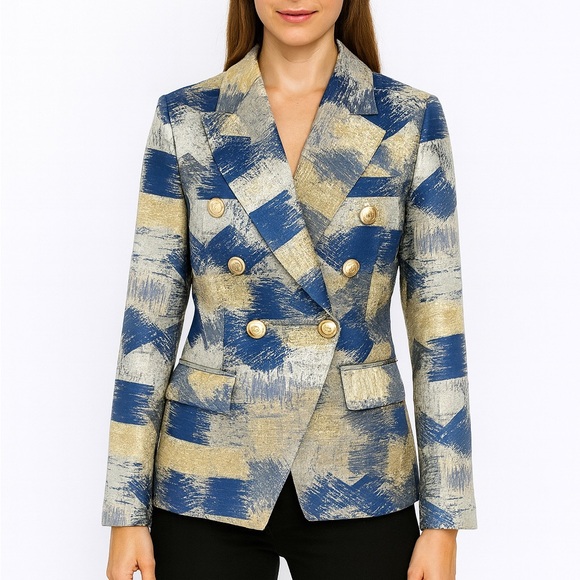 Metallic Patchwork Jacket The Olmey - Picture 1 of 11